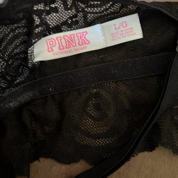 VS PINK Black Lace Bralette - Picture 3 of 4